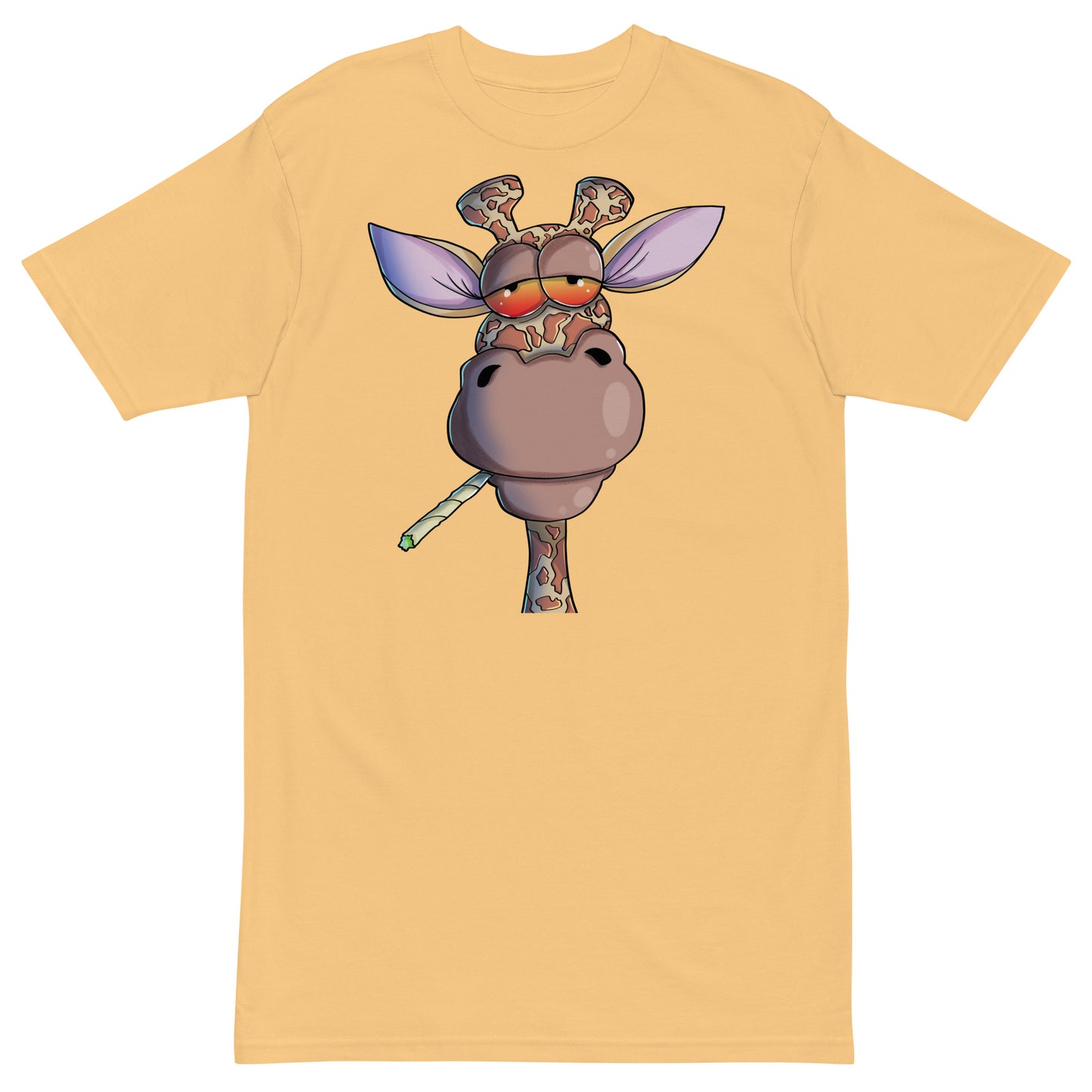 Giraffey The Giraffe Higher Than Heavyweight T-Shirt