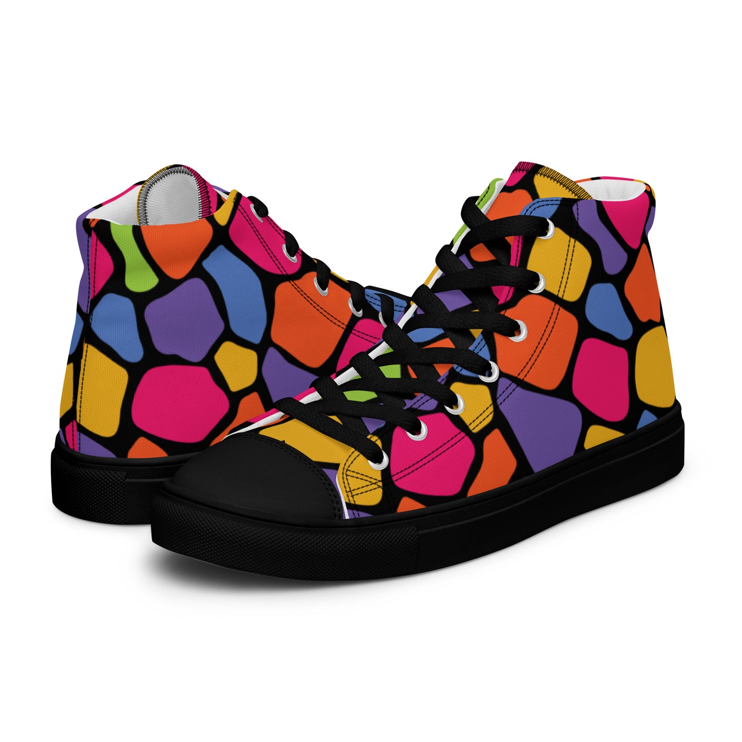 Giraffe Black / Colors High Tops