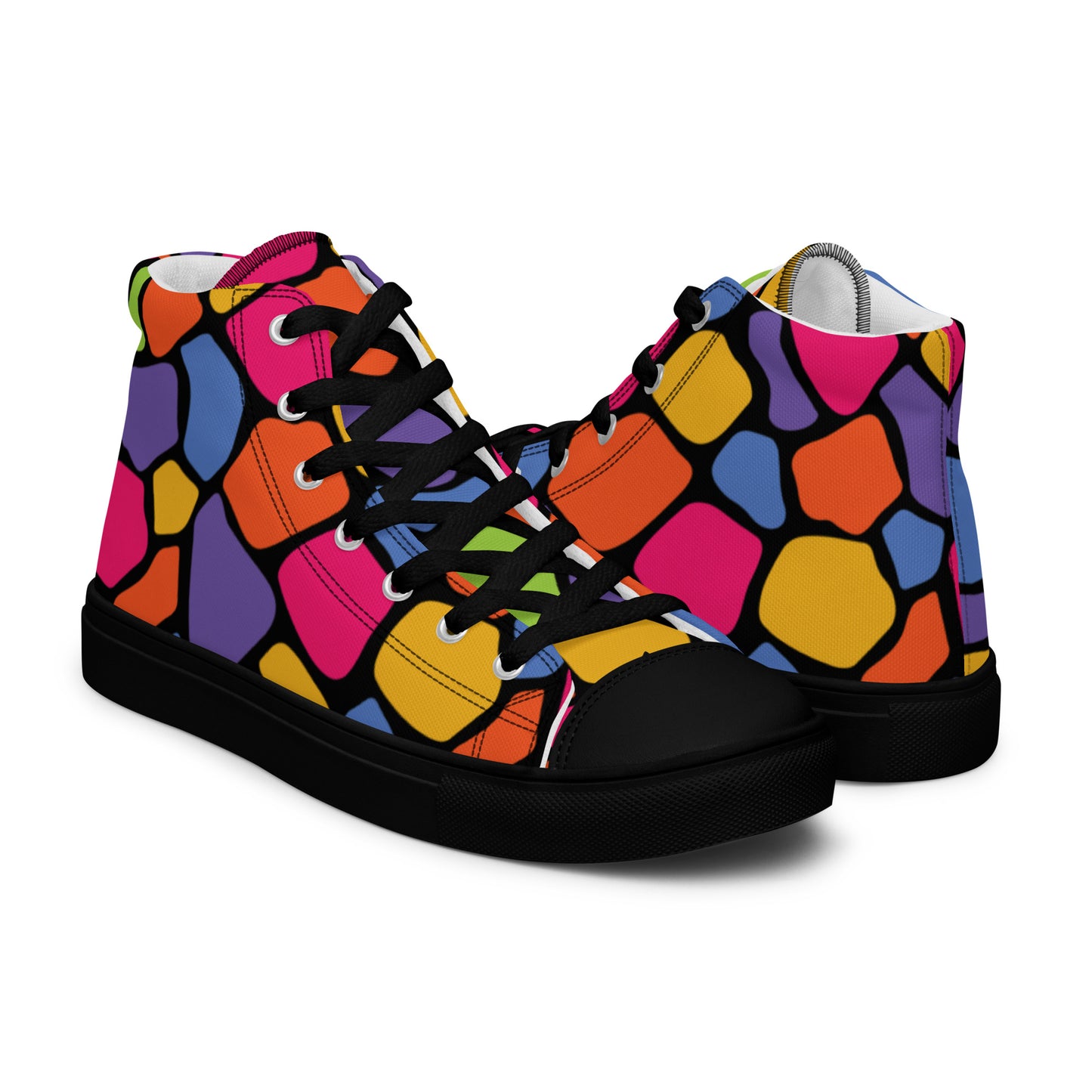 Giraffe Black / Colors High Tops