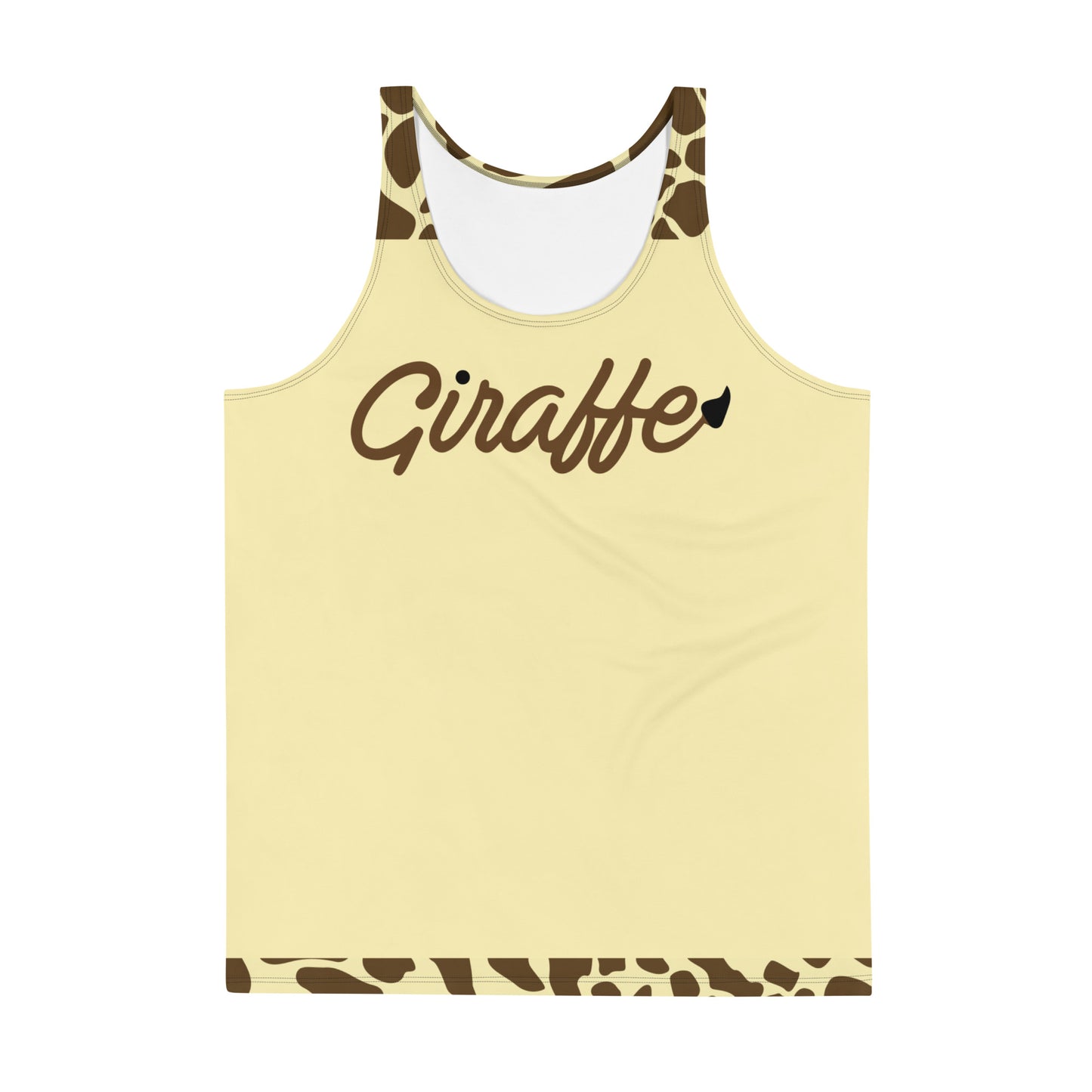 Giraffe Print Unisex Tank Top