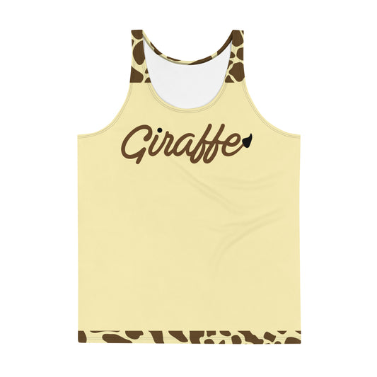 Giraffe Print Unisex Tank Top