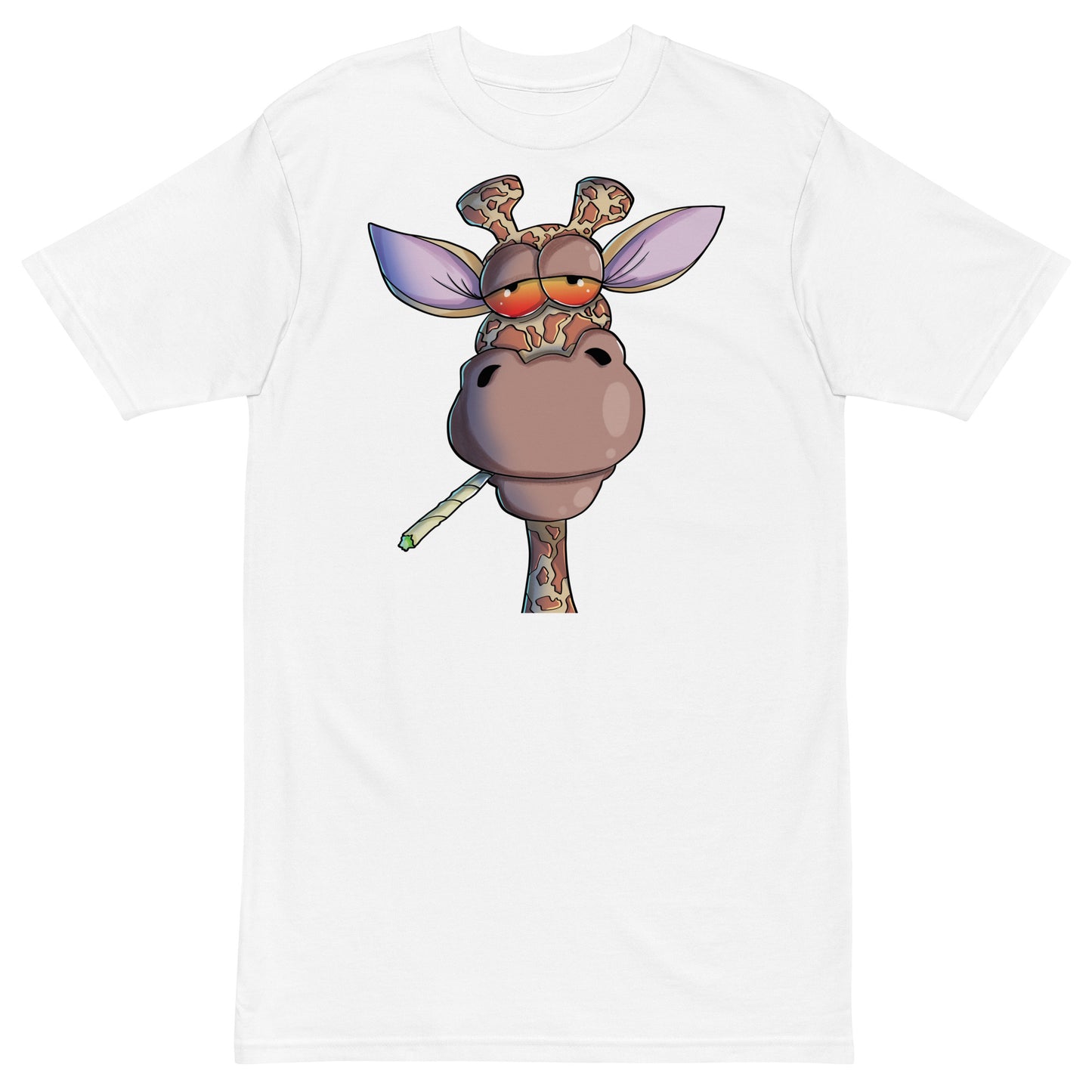 Giraffey The Giraffe Higher Than Heavyweight T-Shirt